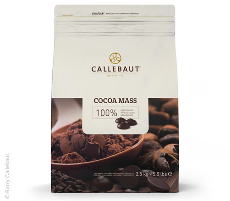 2.5kg box of Callebaut Cocoa Mass