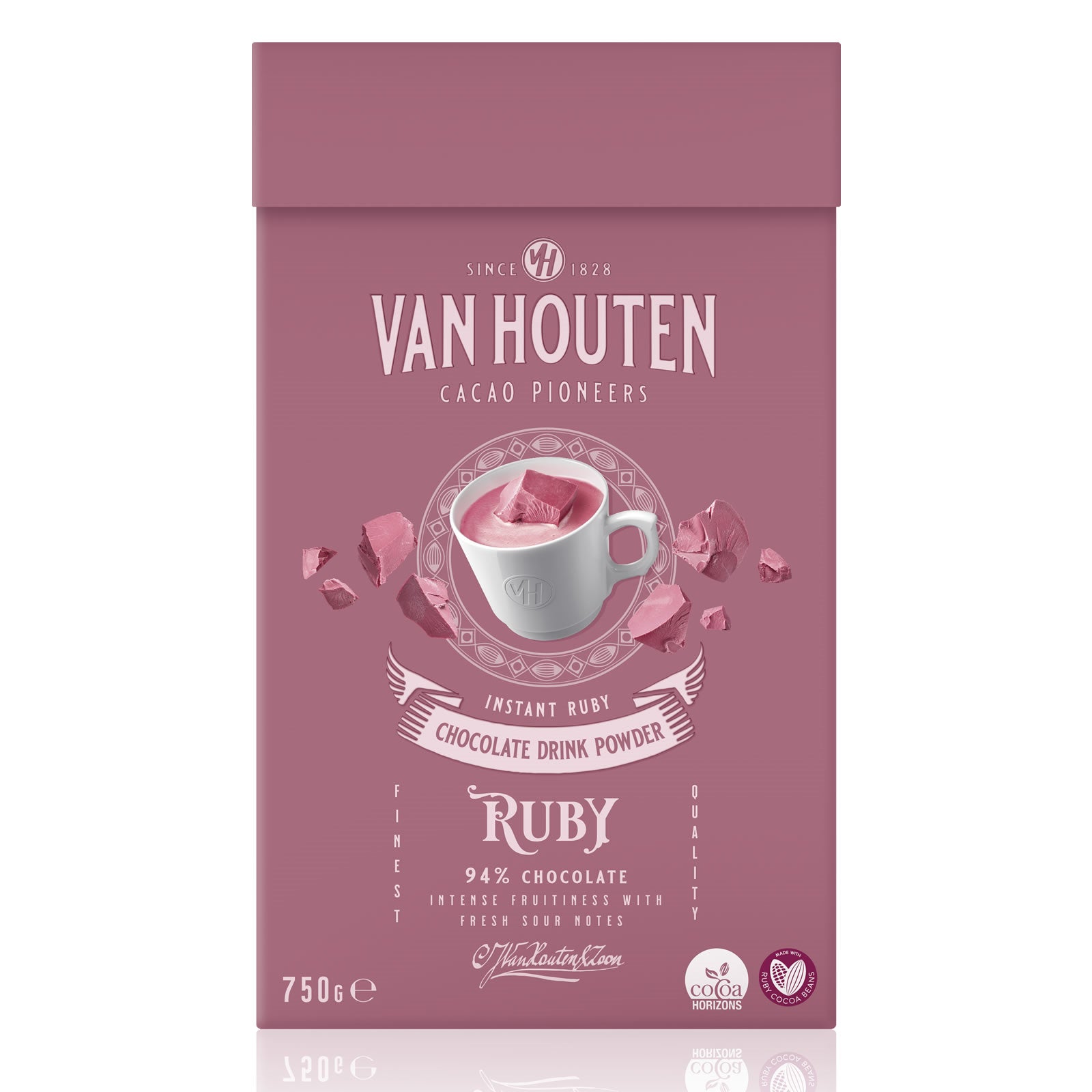 Van Houten; Ruby Chocolate Drink Powder 750g