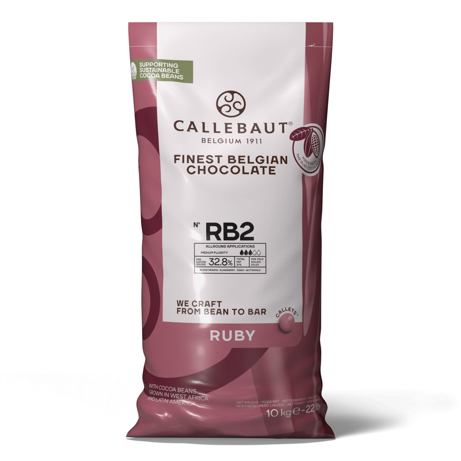 Callebaut Ruby Chocolate RB2 – 400g | 10kg