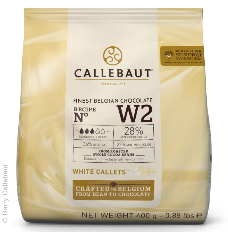 Callebaut W2 White Chocolate - 400g