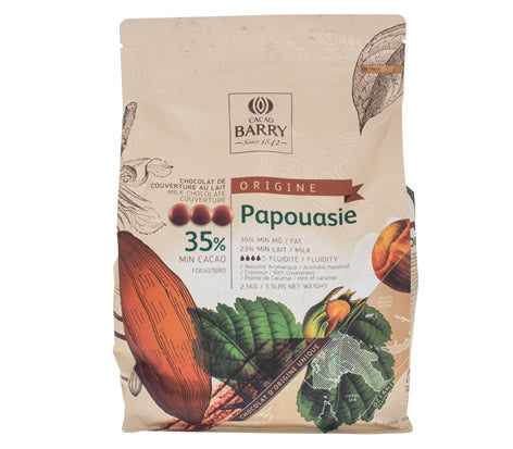 Cacao Barry Origin Milk Chocolate; Papouasie 2.5 Kg