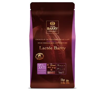 Cacao Barry Milk Chocolate; Lactee Barry 5 Kg