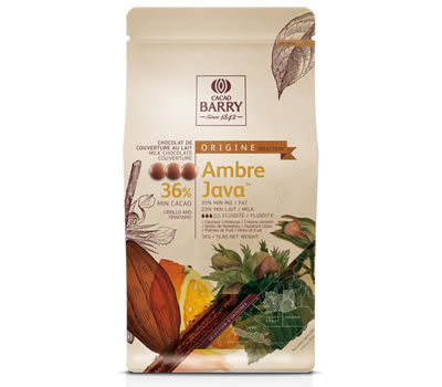 Cacao Barry Ambre Java Milk Chocolate 5kg Block