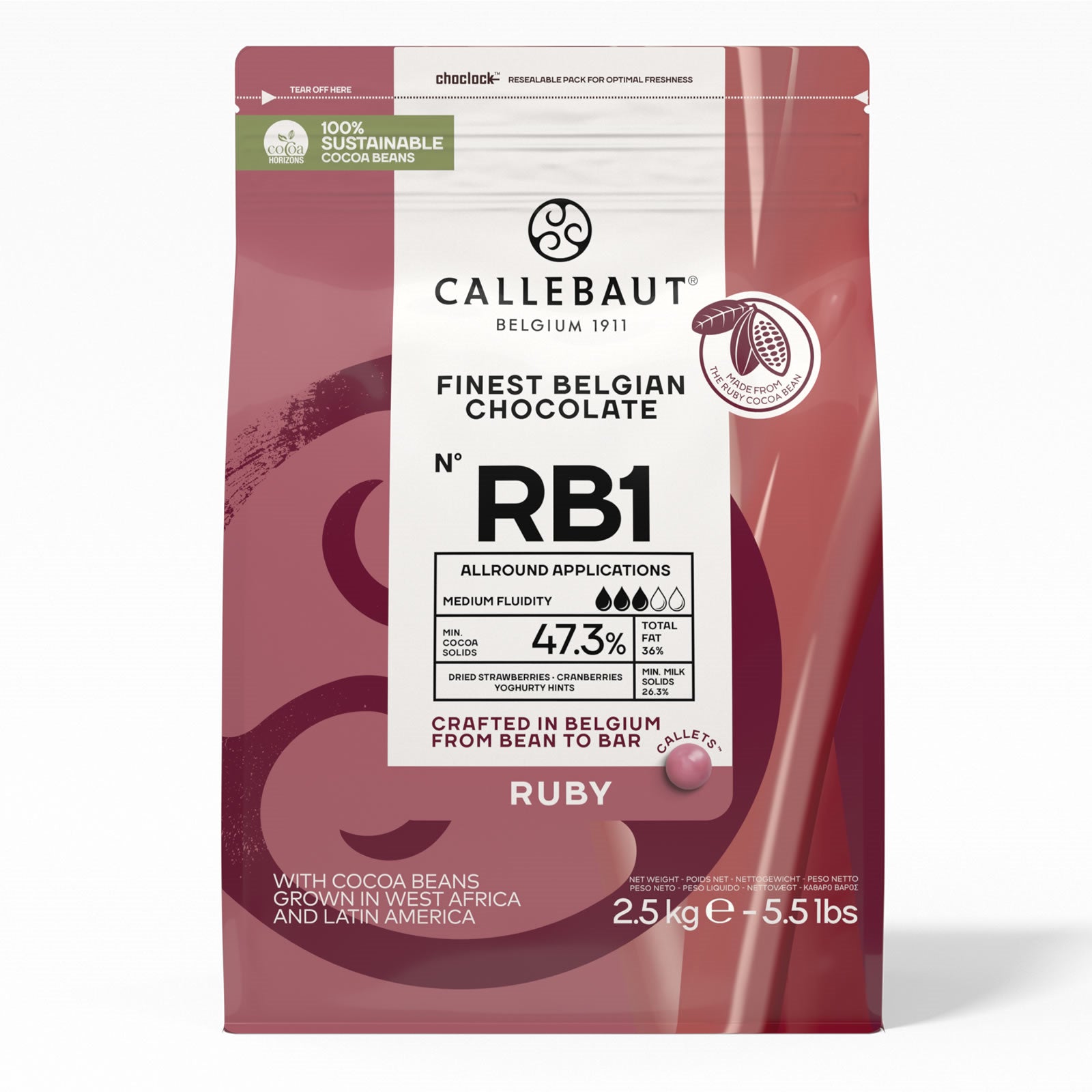 Callebaut Ruby Chocolate