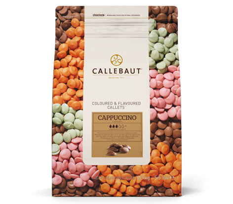 Callebaut Cappuccino Flavoured White Chocolate 2.5kg