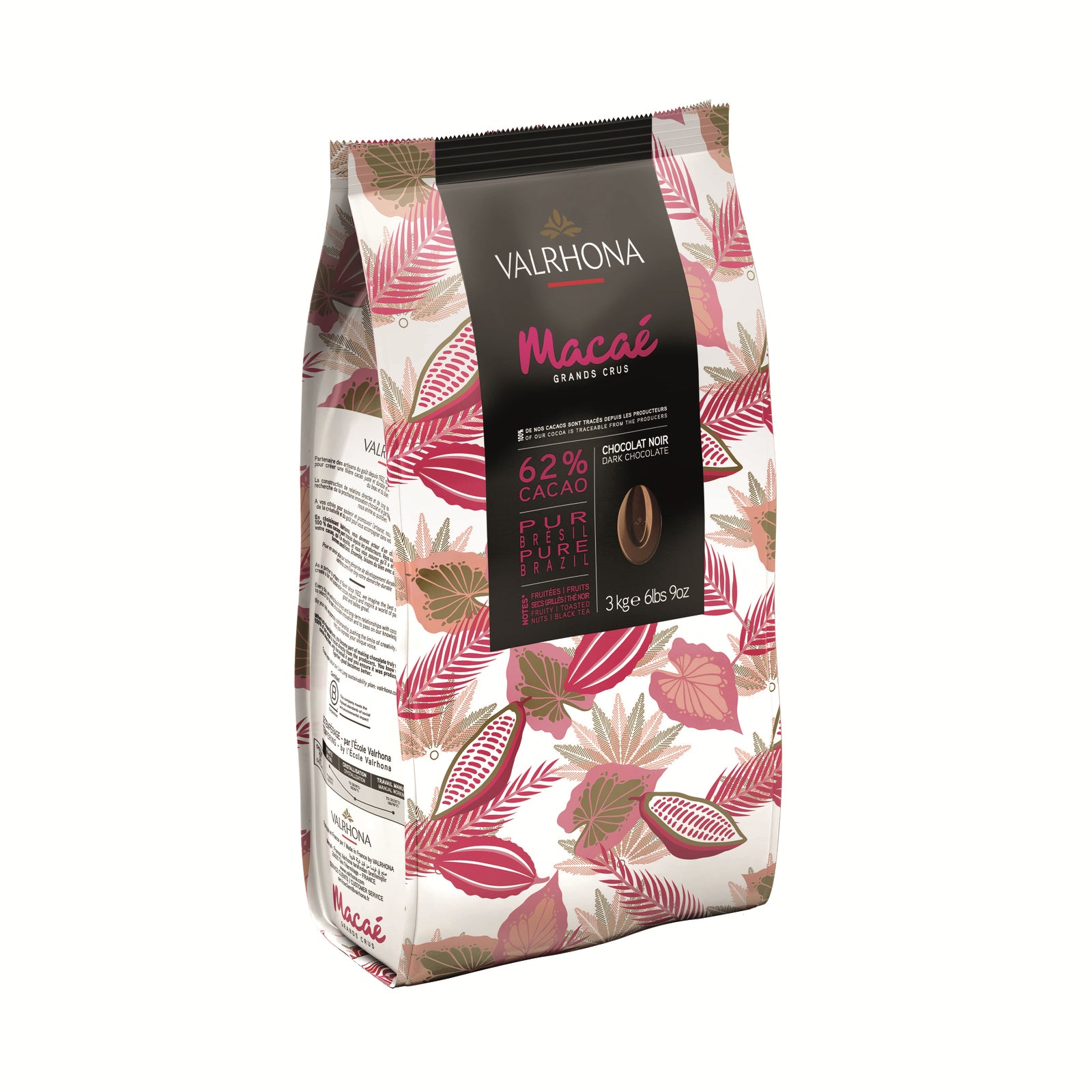 Valrhona Grand Cru Dark Chocolate; Macae 3 Kg