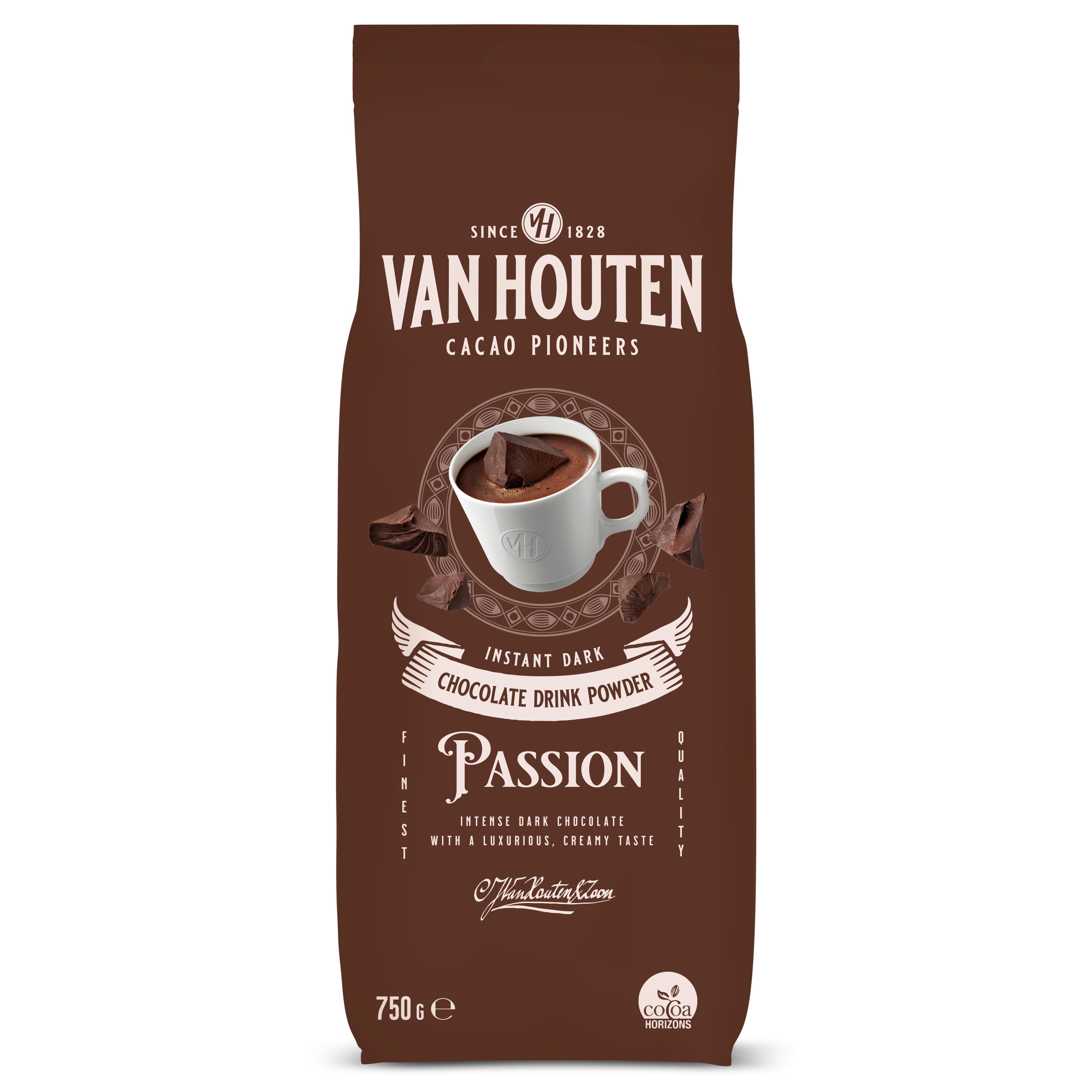 Van Houten; Passion Hot Chocolate Powder 750g