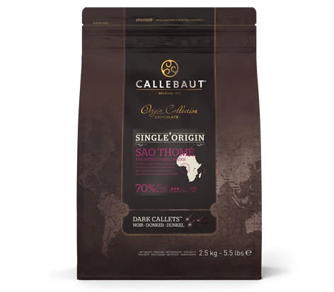 Callebaut Origin Chocolate; Dark; Sao Thome 2.5 Kg