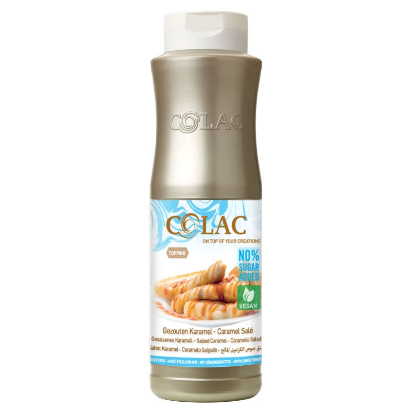 Colac Vegan Salted Caramel Topping Sauce 1kg – Baking Chocolate Co